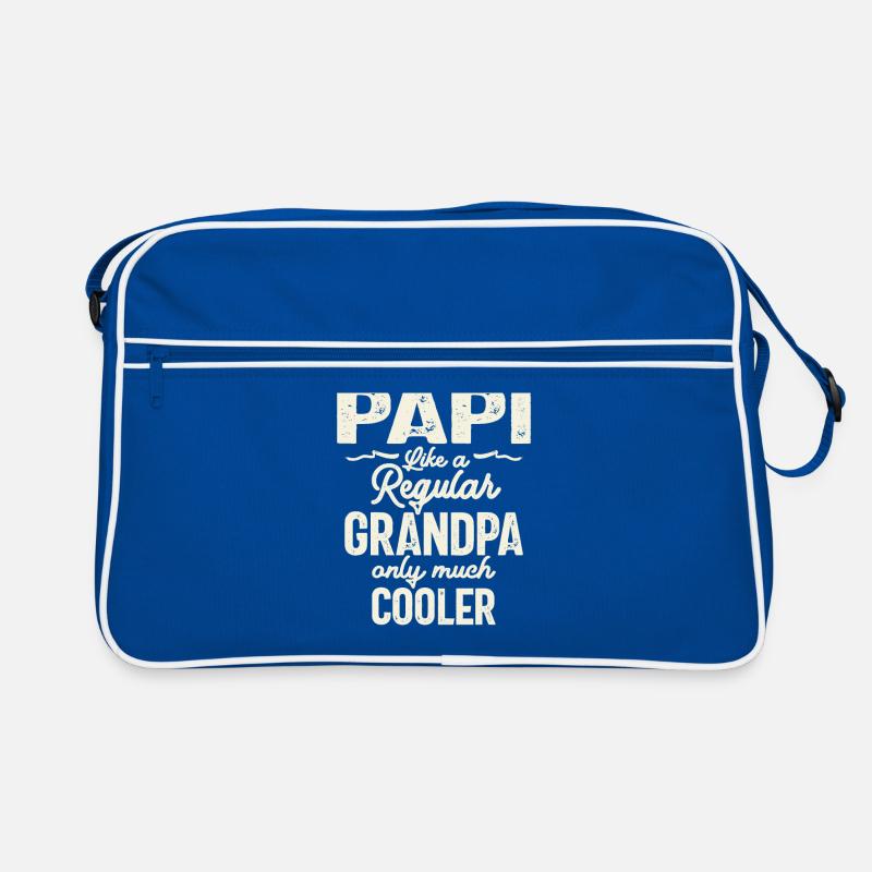 Papi comme un grand-père ordinaire, seulement plus cool - père Sac Retro