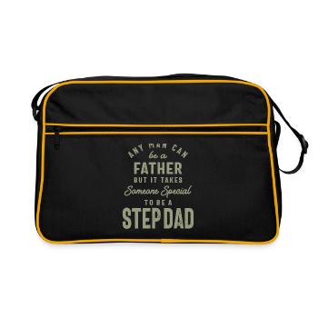 Step Dad - The Special One - Father's Day - Retro Bag - black/gold - Front