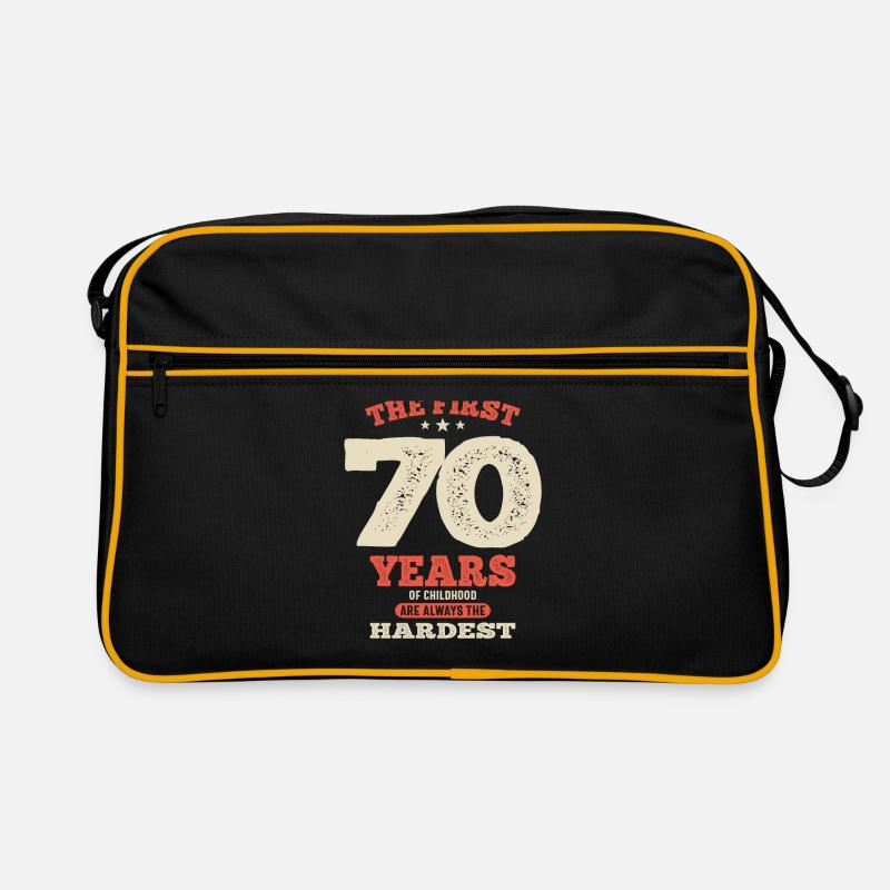 The First 70 Years - 70th Birthday Retro Bag