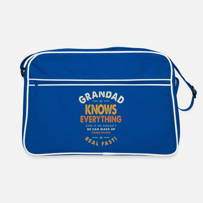 Grandad Knows Everything - Dad & Grandpa Retro Bag