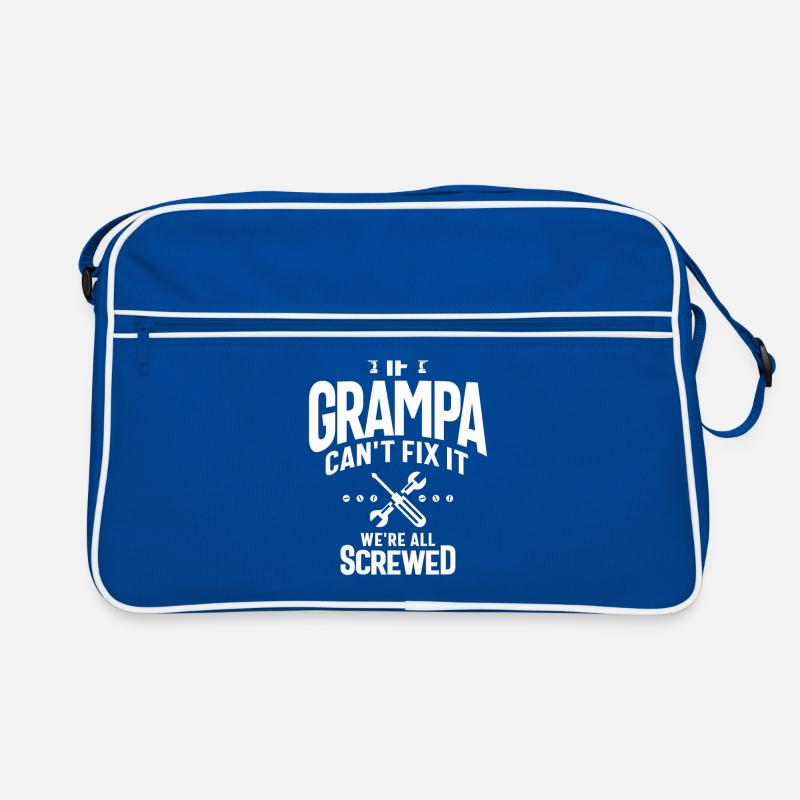 Grampa's Fix-It Crew - We're All Screwed Retro Bag