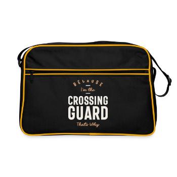 Crossing Guard - Unwavering Dedication - Retro Bag - black/gold - Front