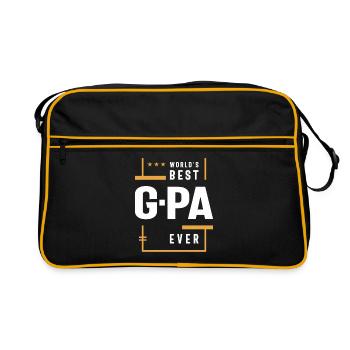 G-Pa: World's Best Ever - Father's Day - Retro Bag - black/gold - Front