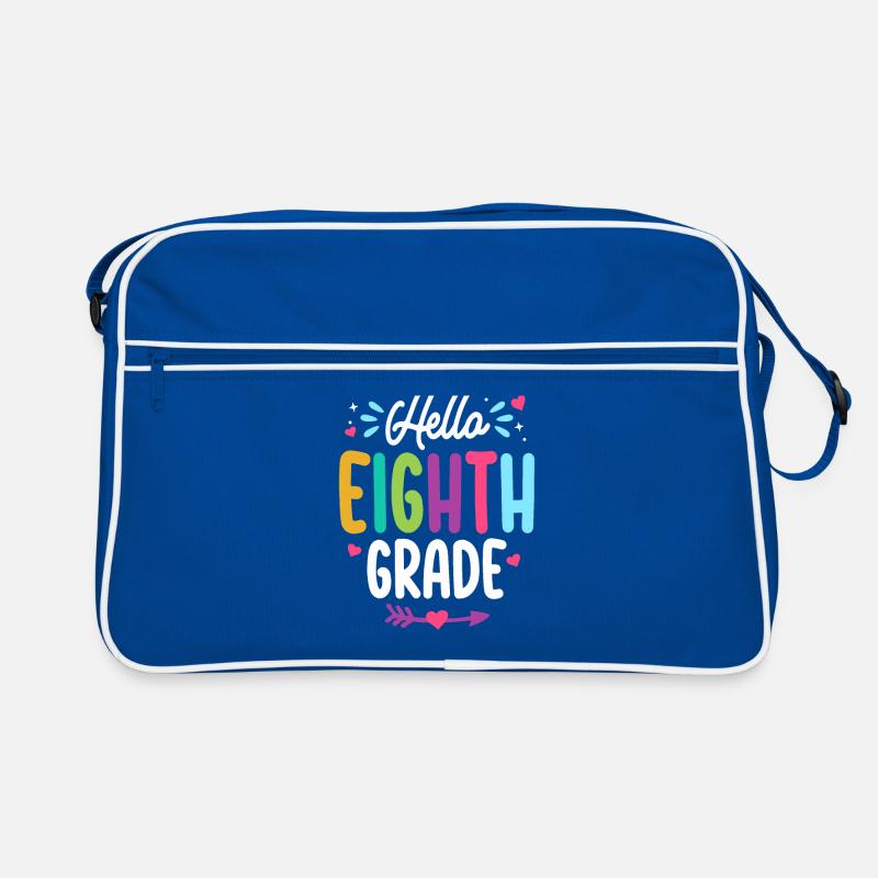 Hello Eighth Grade Back To School Teacher Student Retro Bag