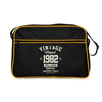 Vintage 1982 Birthday 41 Years Old - Retro Bag - black/gold - Front