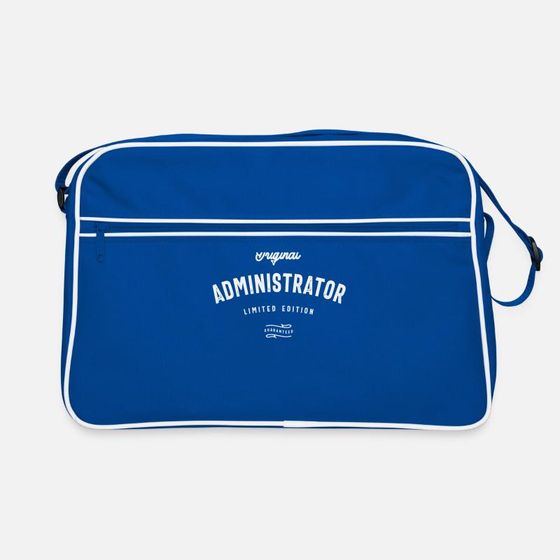 Administrator Profession Job Title Retro Bag