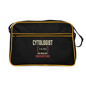 Cytologist Thing You Wouldn't Understand - Retro Bag - black/gold - Front