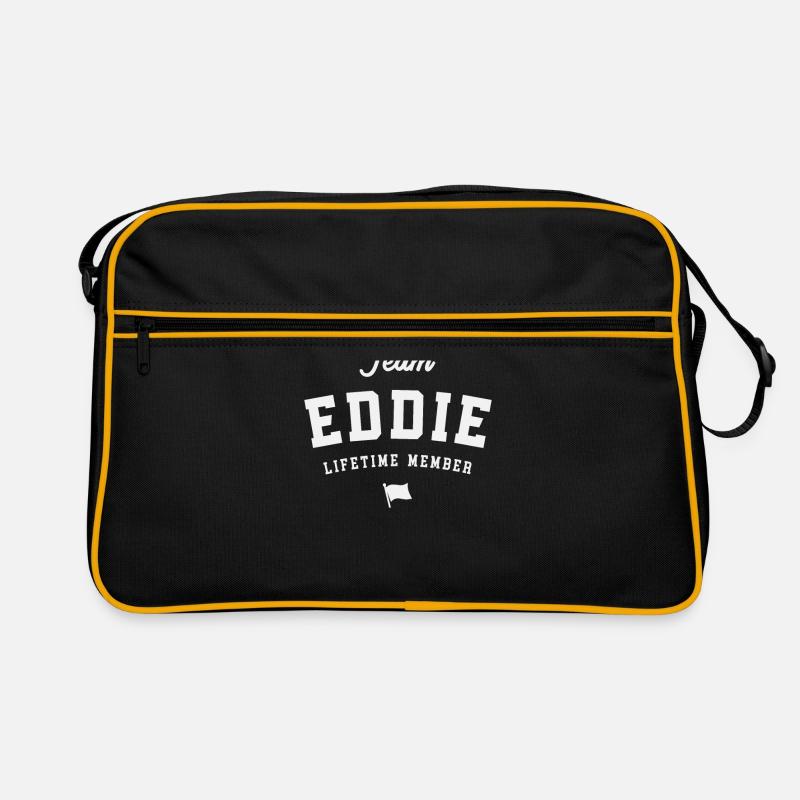 Team Eddie Lifetime Member Funny Name Eddie Retro Bag