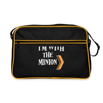 I'm With the Minion - Funny Couples Halloween - Retro Bag - black/gold - Front