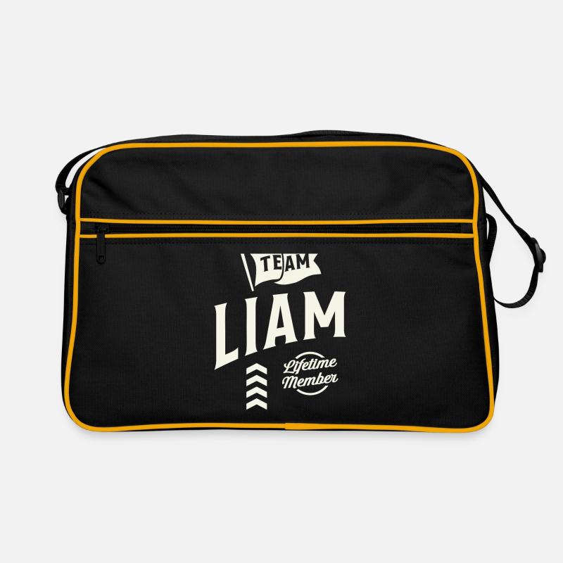 Team Liam Lifetime Member Personalized Name Liam Retro Bag