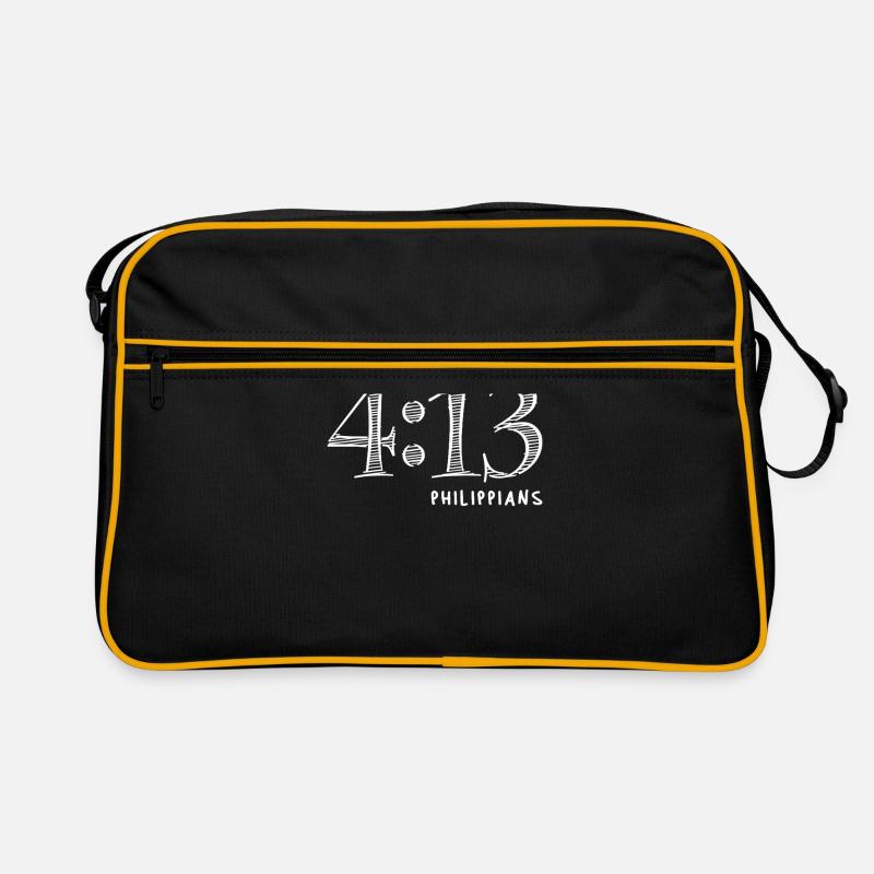 Philippiens 4:13 - Citation chrétienne sur la force Sac Retro