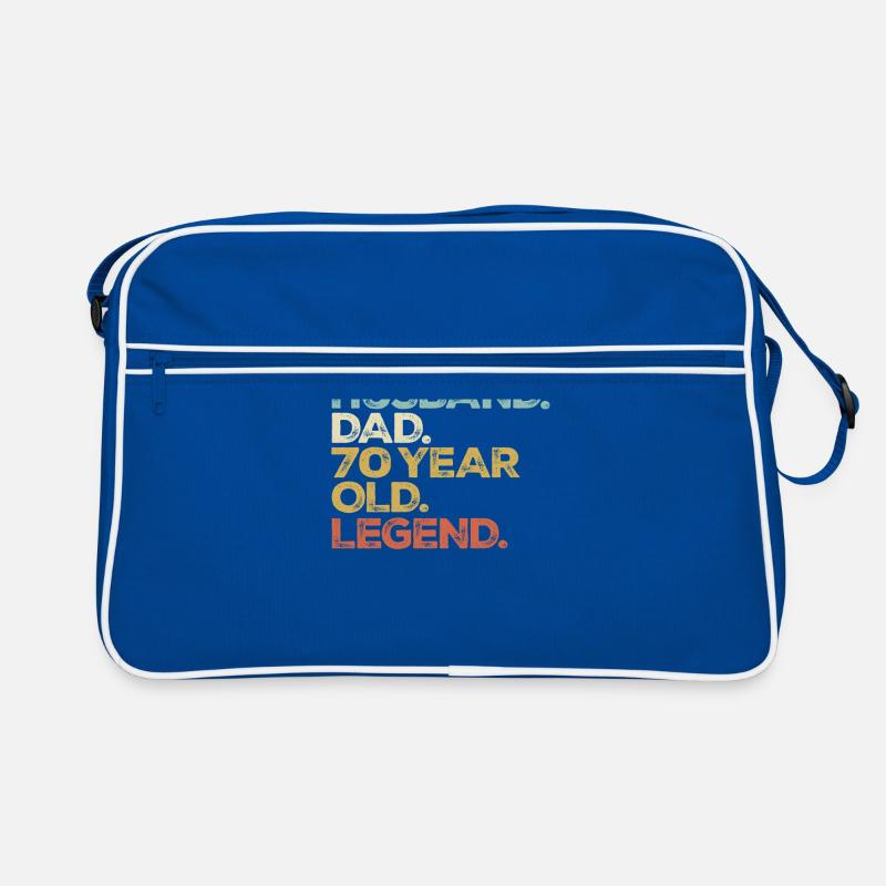 70-Year-Old Legend Husband Dad Retro Bag