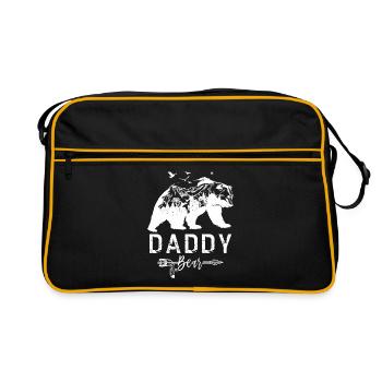 Papa Ours - Sac Retro - noir/or - Devant