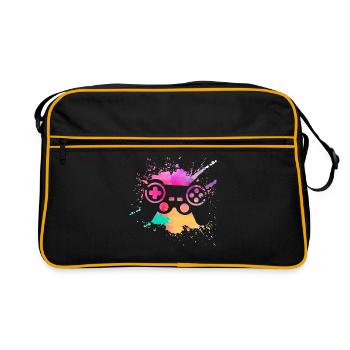joueur - Sac Retro - noir/or - Devant