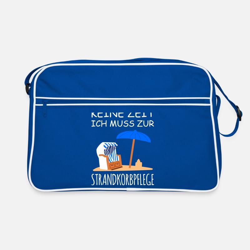 Strandkorb Urlaub Retro Tasche