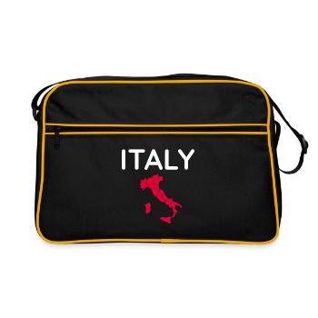 Souvenir italien le plus traditionnel - Sac Retro - noir/or - Devant