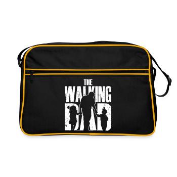 Familienspaziergang nach der Apokalypse - Retro Tasche - Schwarz/Gold - Vorne