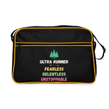 Ultra Runner - Intrépide. Implacable. Imparable. - Sac Retro - noir/or - Devant