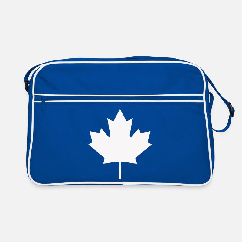 Silhouette de la feuille du Canada Sac Retro