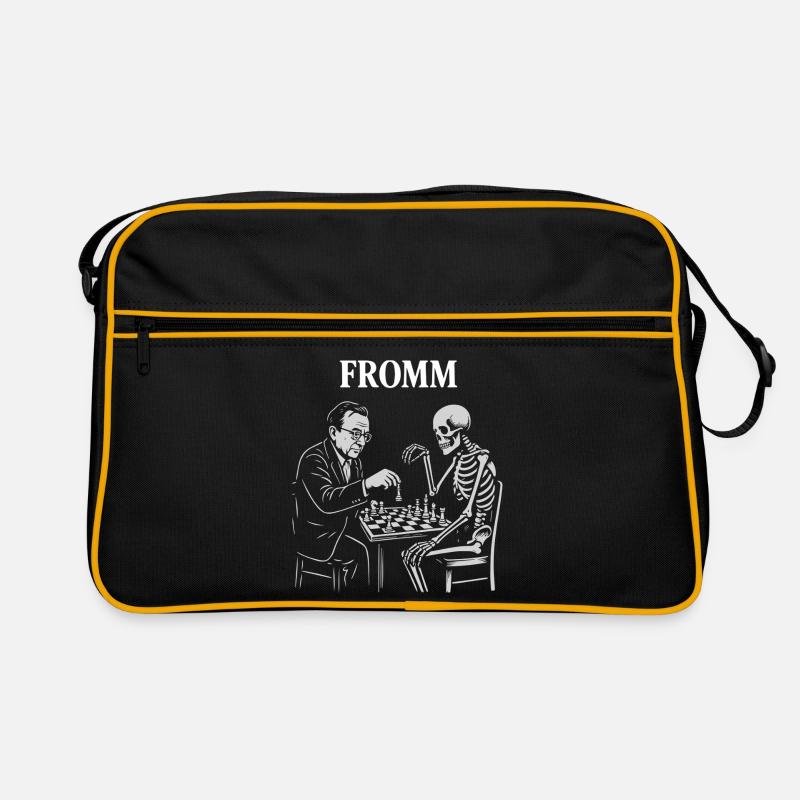 Noir Chess: Erich Fromm psychoanalysis vs Skeleton Retro Bag
