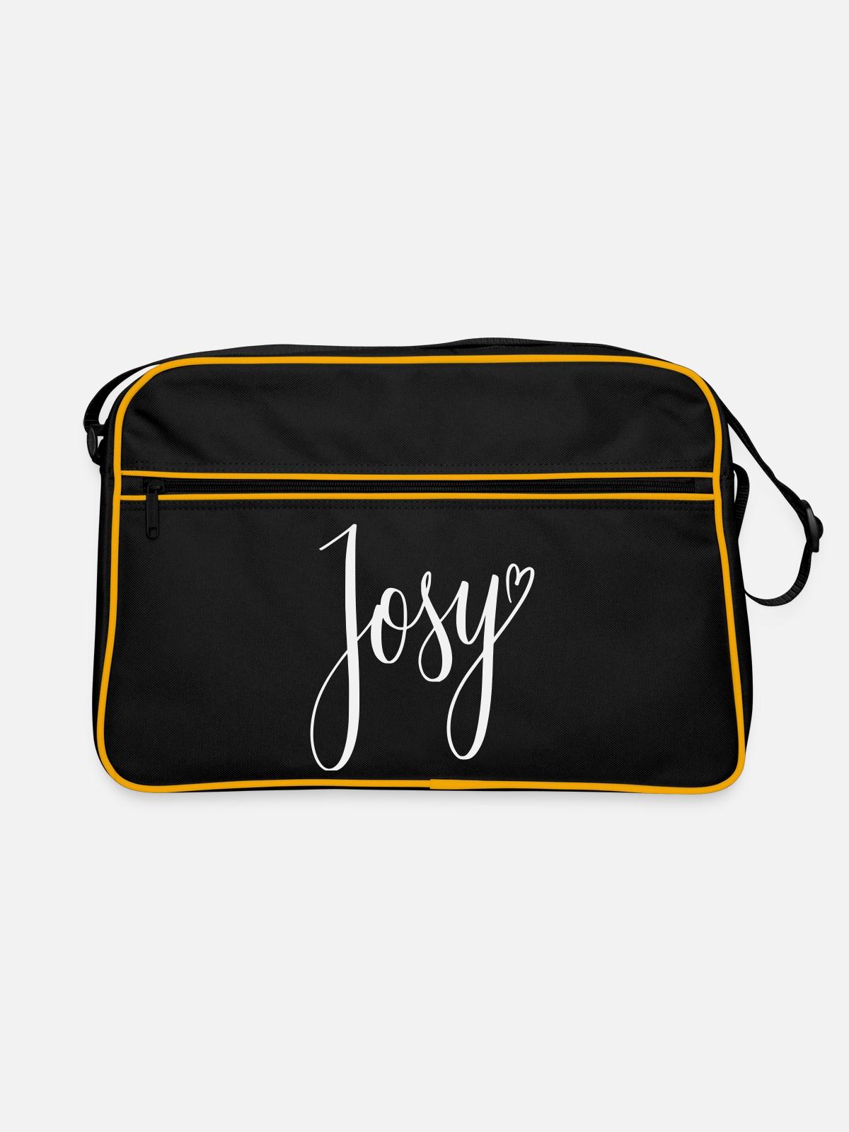 Josy Script Conception de cœurs - Sac Retro - noir/or - Devant
