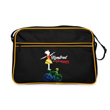 Artistic cycling, artistic cycling, indoor cycling - Retro Bag - black/gold - Front