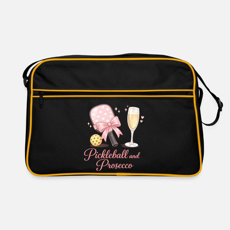 Pickleball et flair Prosecco Sac Retro