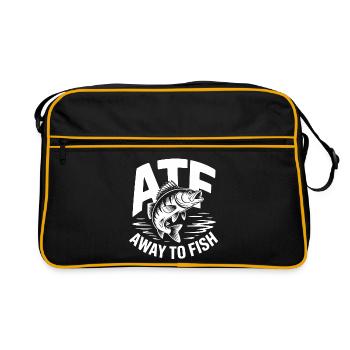 ATF – À la pêche - Sac Retro - noir/or - Devant