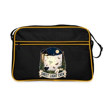 ÉQUIPE DE LA FOIRE EN D’ÉCOUTE - Sac Retro - noir/or - Devant