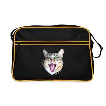 Bebe Crazycat Blanc - Sac Retro - noir/or - Devant