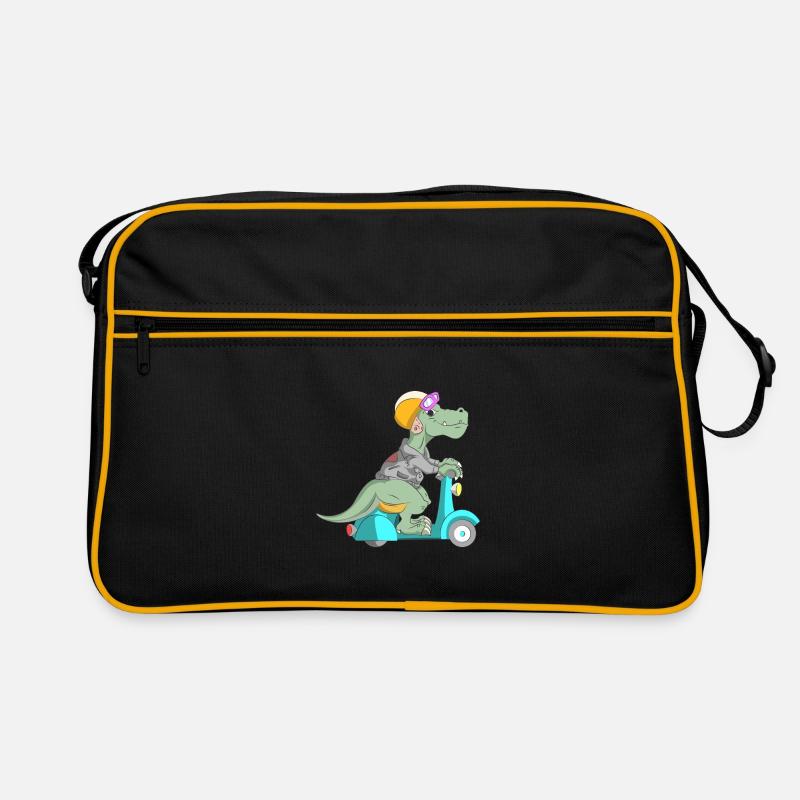 Dino T-Rex sur le cyclomoteur Sac Retro