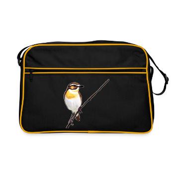 Whinchat - Retro Bag - black/gold - Front