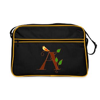 canary a - Retro Bag - black/gold - Front