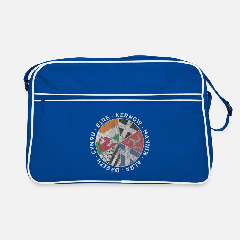 Drapeaux celtiques vintage IOM Sac Retro