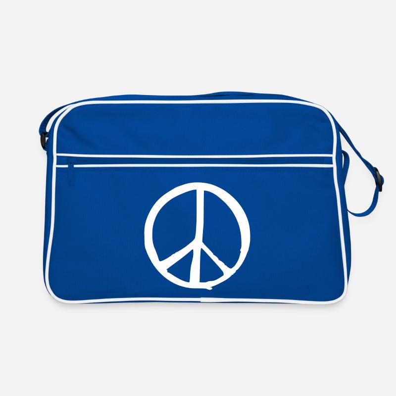 Peacezeichen Retro Tasche