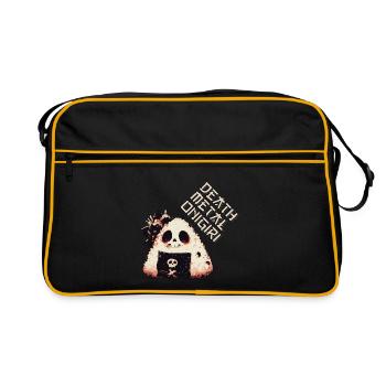 Death Metal Onigiri - Retro Tasche - Schwarz/Gold - Vorne