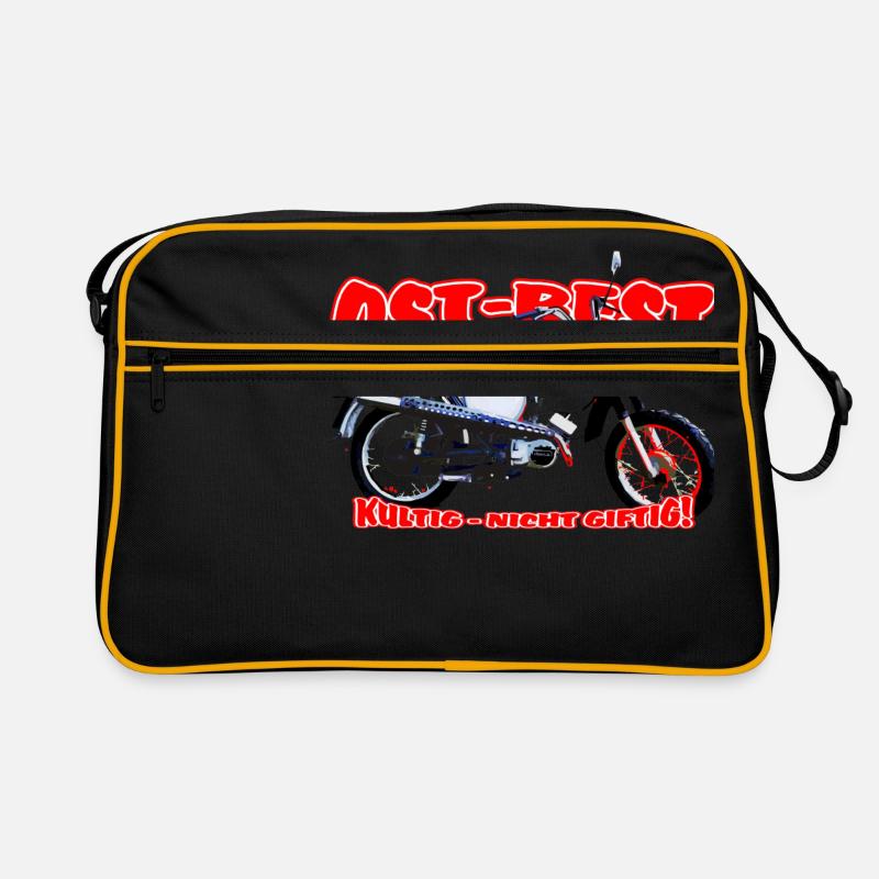 Simson S51 Enduro - Retro Tasche - Schwarz/Gold