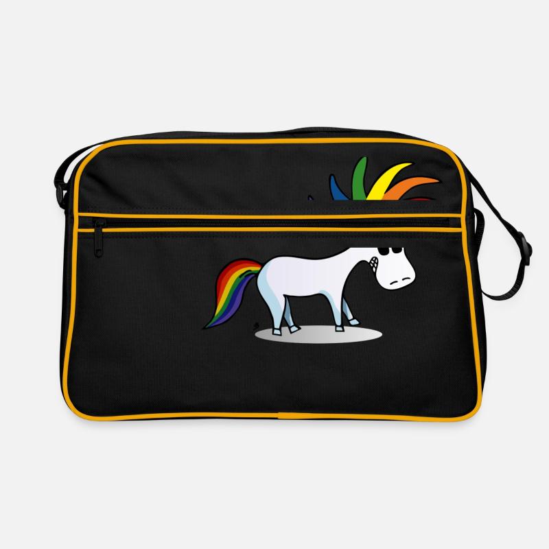 Punk Einhorn Retro Tasche