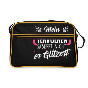 TERVUEREN - sabber - Retro Tasche - Schwarz/Gold - Vorne
