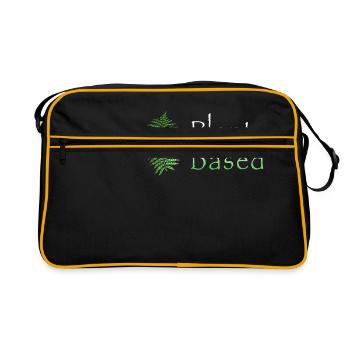 Plant-Based - Retro Bag - black/gold - Front