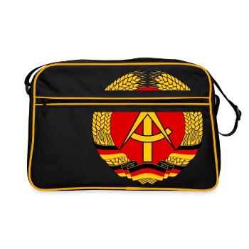 DDR logo - Sac Retro - noir/or - Devant