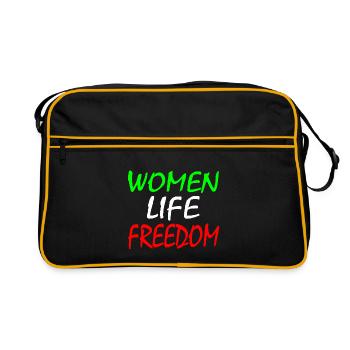 Women life freedom - Sac Retro - noir/or - Devant