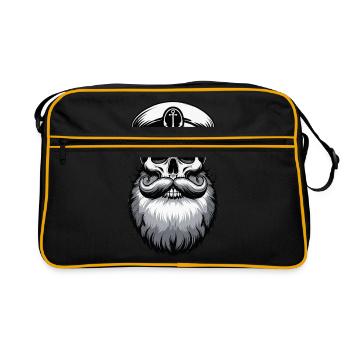 Captain Hamburg St Pauli Hanseatic City Skull - Retro Bag - black/gold - Front