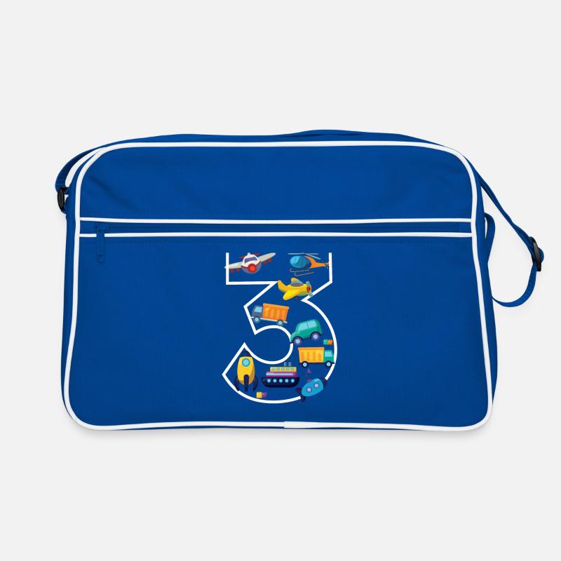 3 years old - 3rd birthday Retro Bag