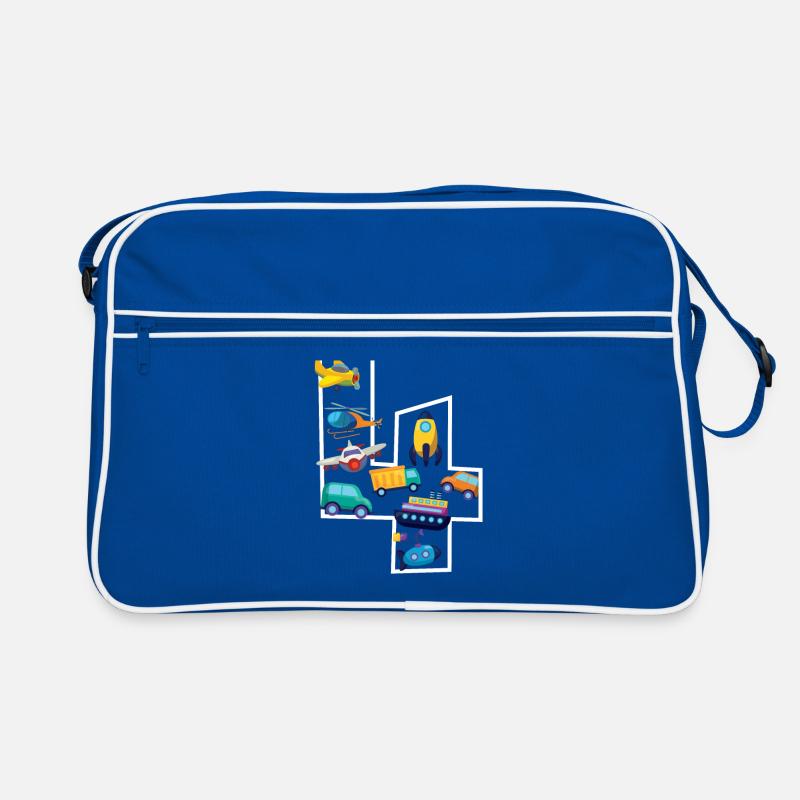 4 years old - 4th birthday Retro Bag