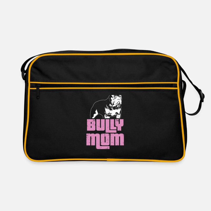 Bully Mom | Idée cadeau maman American Bully Sac Retro
