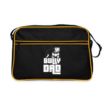 Idée cadeau Bully Dad Master American Bully - Sac Retro - noir/or - Devant