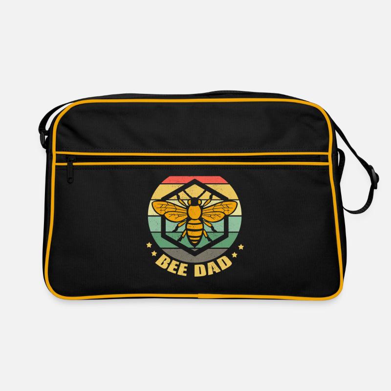 Bee Dad beekeeper beekeeping honey bees Retro Bag