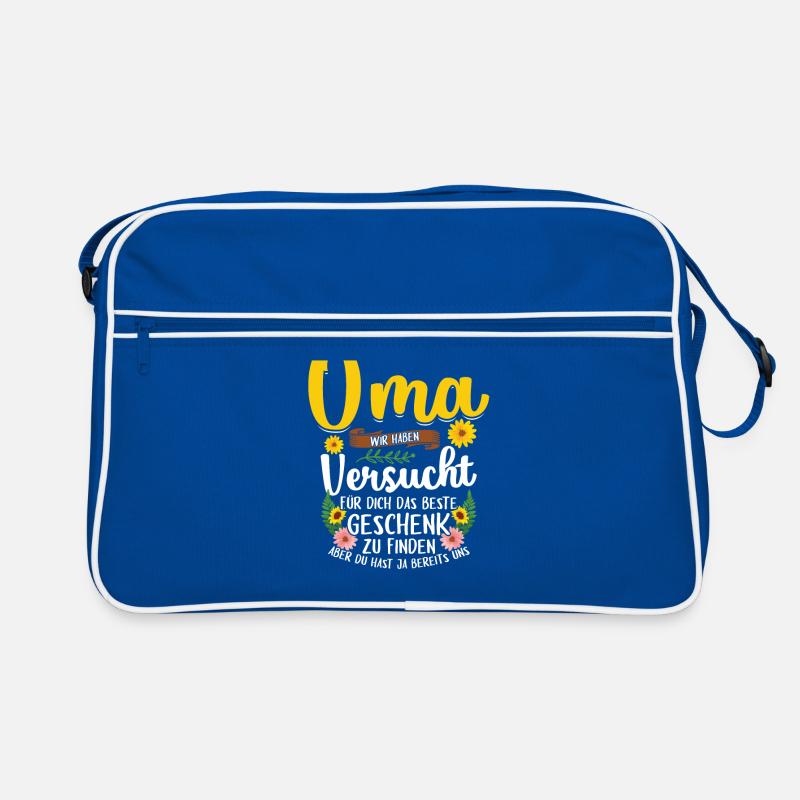 Oma Geschenk Geschenkidee Geburtstag Retro Tasche
