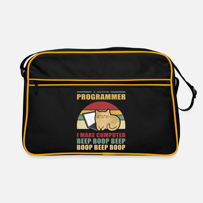 Programmer Gift Admin Computer Computer Computer Scientist Retro Bag